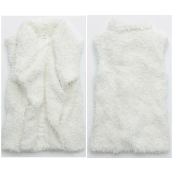 Offline by Aerie Sherpa Vest XS/S Ivory Longline Layering Cozy - Picture 4 of 9